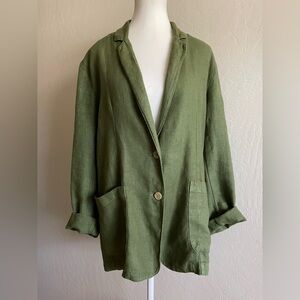 Anthropologie Spencer Cassie linen blazer